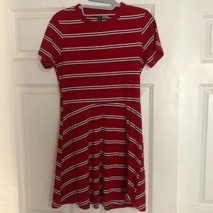 Striped Divided Dress
